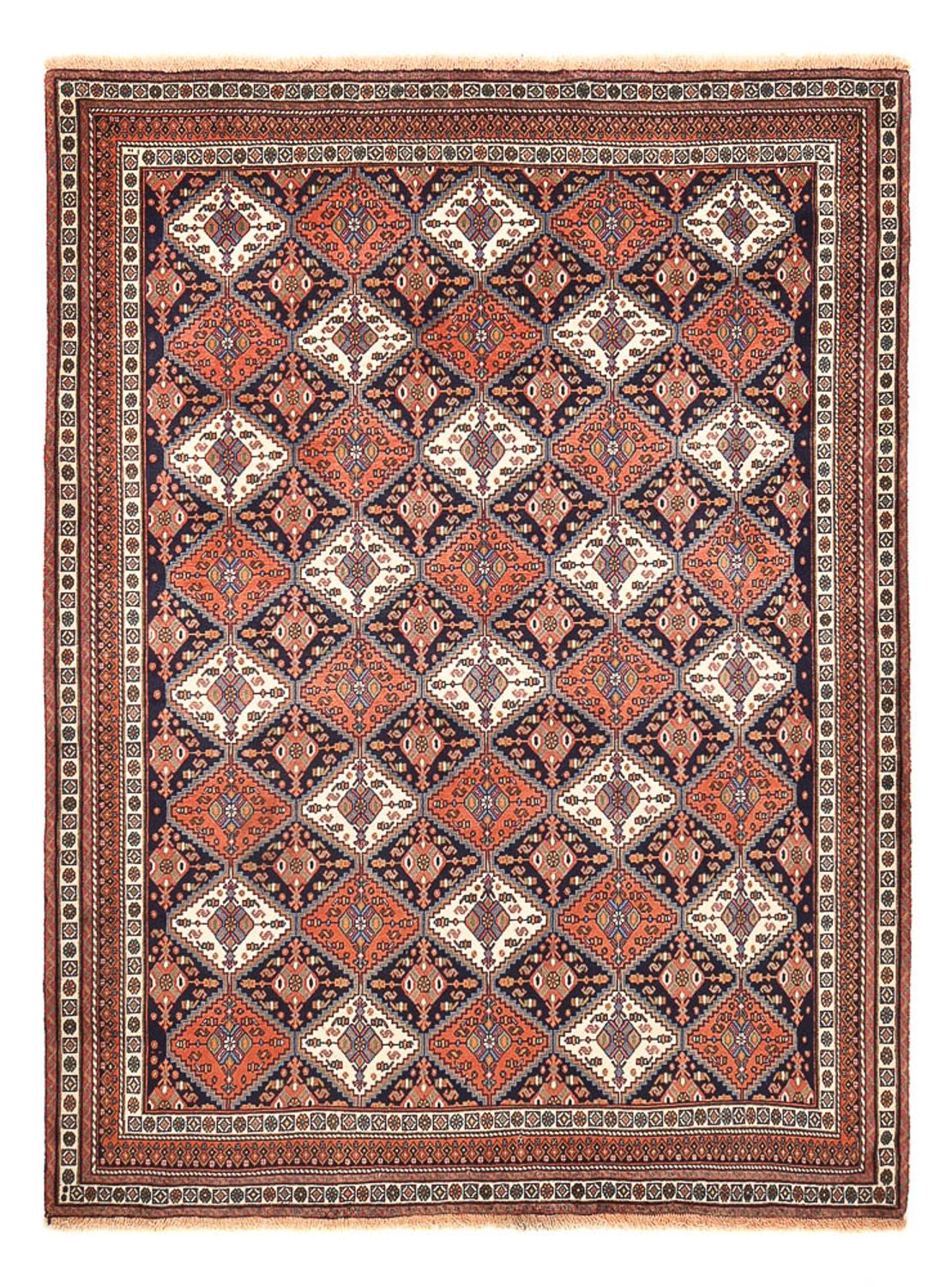 Tapis persan - Nomadic - 245 x 178 cm - rouge clair