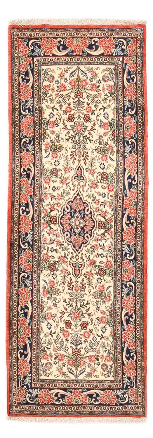 Tapis de couloir Tapis persan - Bidjar - 220 x 80 cm - crème