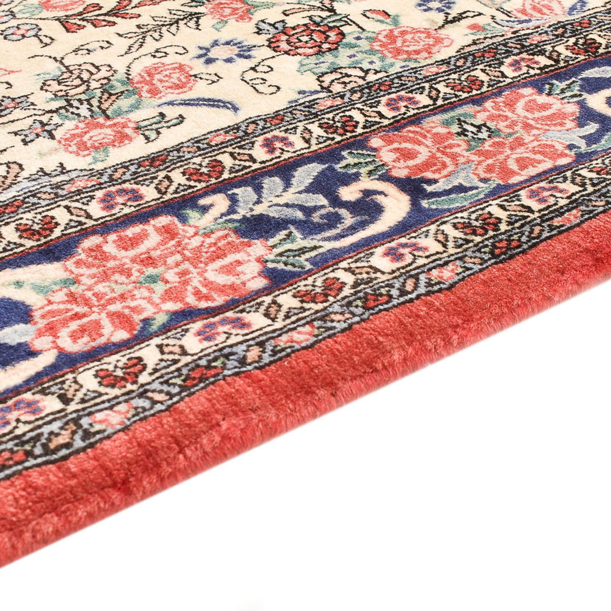 Tapis de couloir Tapis persan - Bidjar - 220 x 80 cm - crème