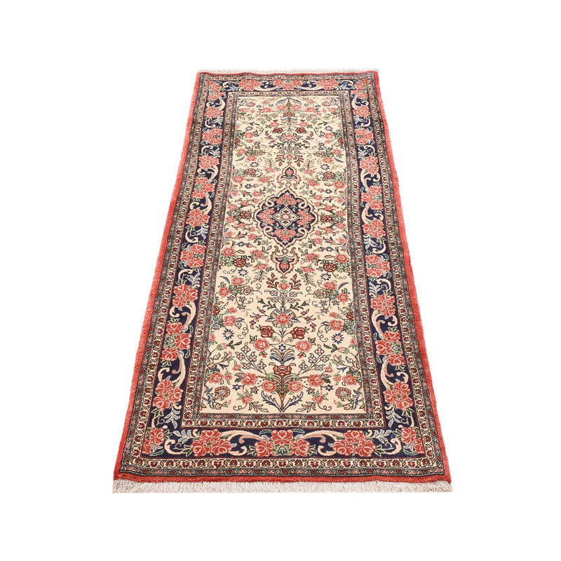 Tapis de couloir Tapis persan - Bidjar - 220 x 80 cm - crème