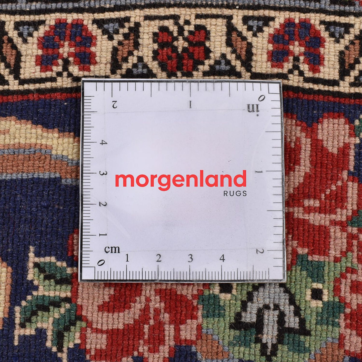 Tapis de couloir Tapis persan - Bidjar - 220 x 80 cm - crème