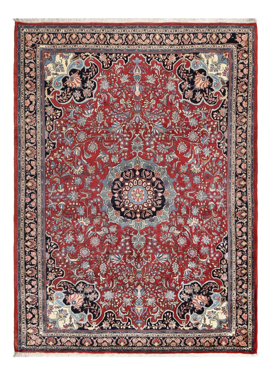 Tapis persan - Bidjar - 295 x 220 cm - rouge
