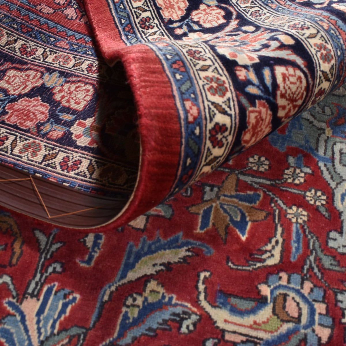 Tapis persan - Bidjar - 295 x 220 cm - rouge