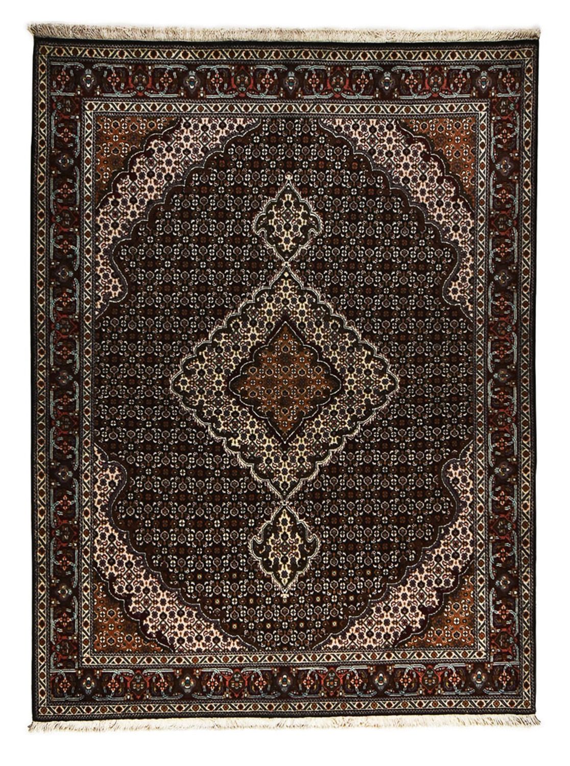 Tapis persan - Tabriz - Royal - 207 x 154 cm - anthracite