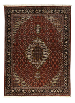 Tapis persan - Tabriz - Royal - 204 x 150 cm - rouge foncé