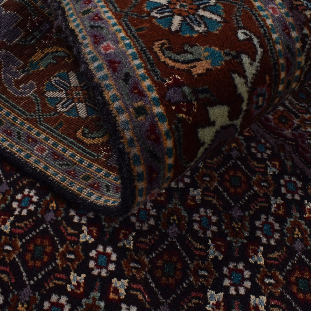 Tapis persan - Tabriz - Royal - 204 x 150 cm - anthracite