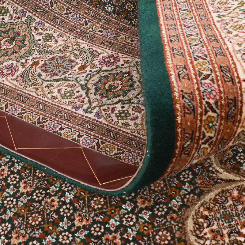 Tapis de couloir Tapis persan - Tabriz - Royal - 404 x 200 cm - sable