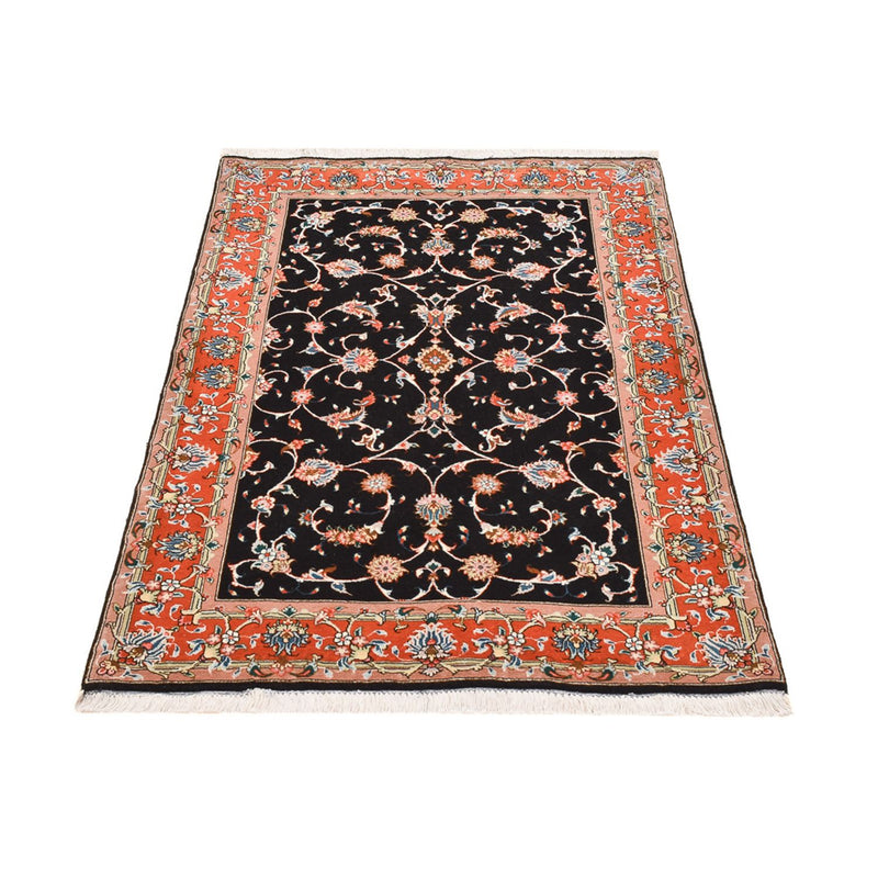 Tapis persan - Tabriz - Royal - 150 x 102 cm - bleu foncé