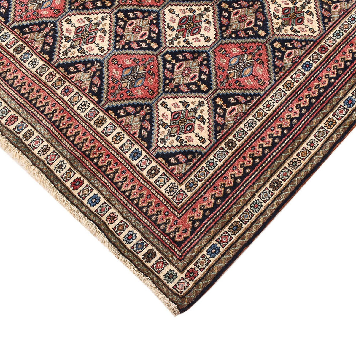 Tapis persan - Nomadic - 253 x 185 cm - rouge clair