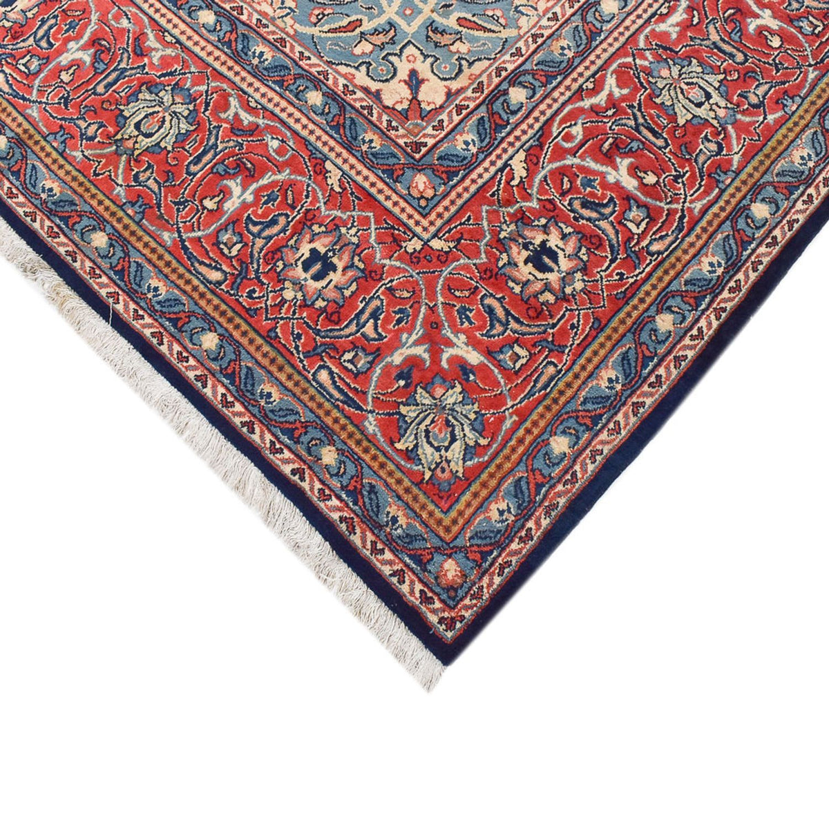 Tapis persan - Classique - 377 x 283 cm - bleu foncé