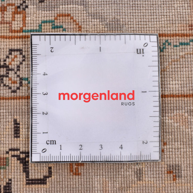 Tapis de couloir Tapis persan - Tabriz - Royal - 205 x 81 cm - beige