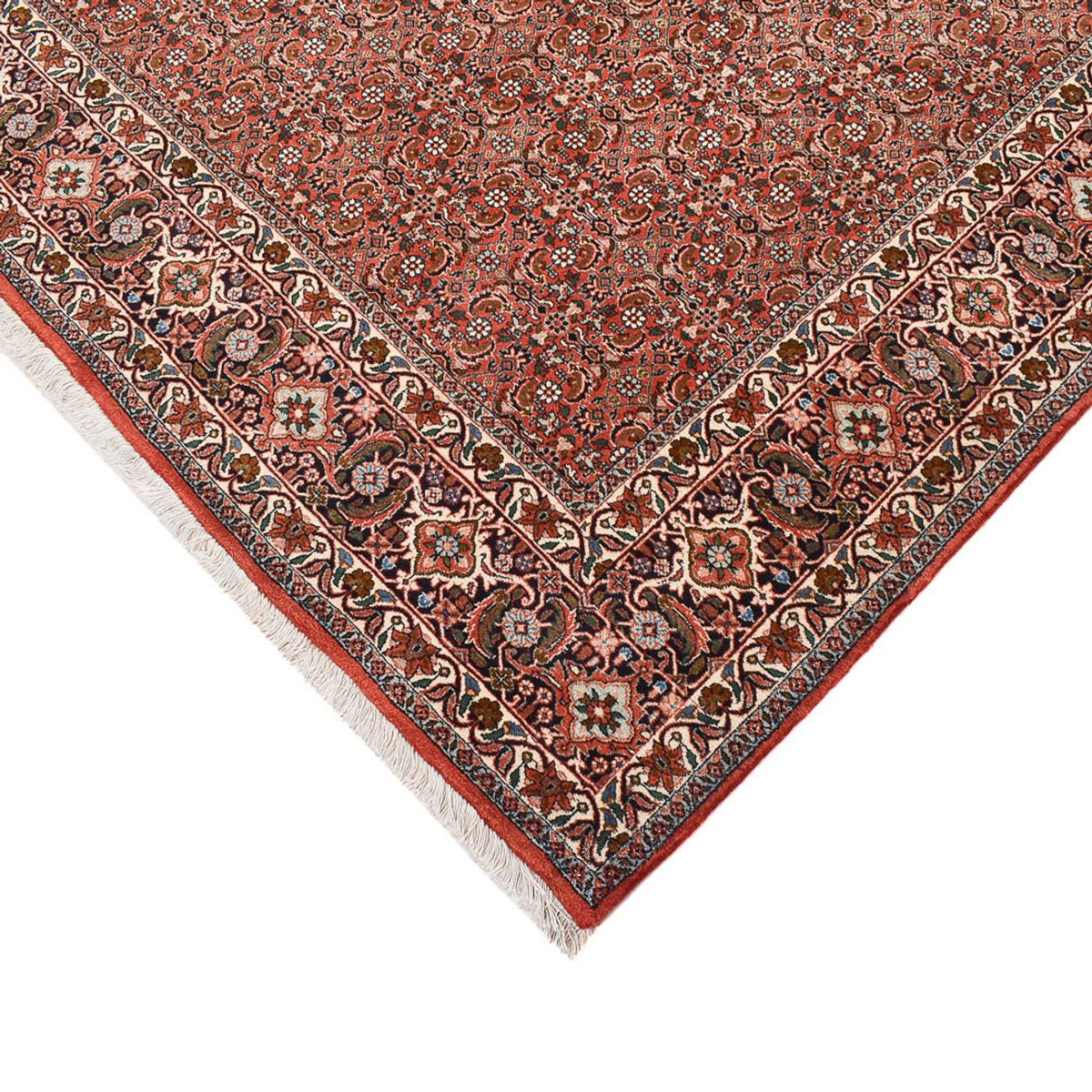 Tapis persan - Bidjar originale - 393 x 205 cm - rouille