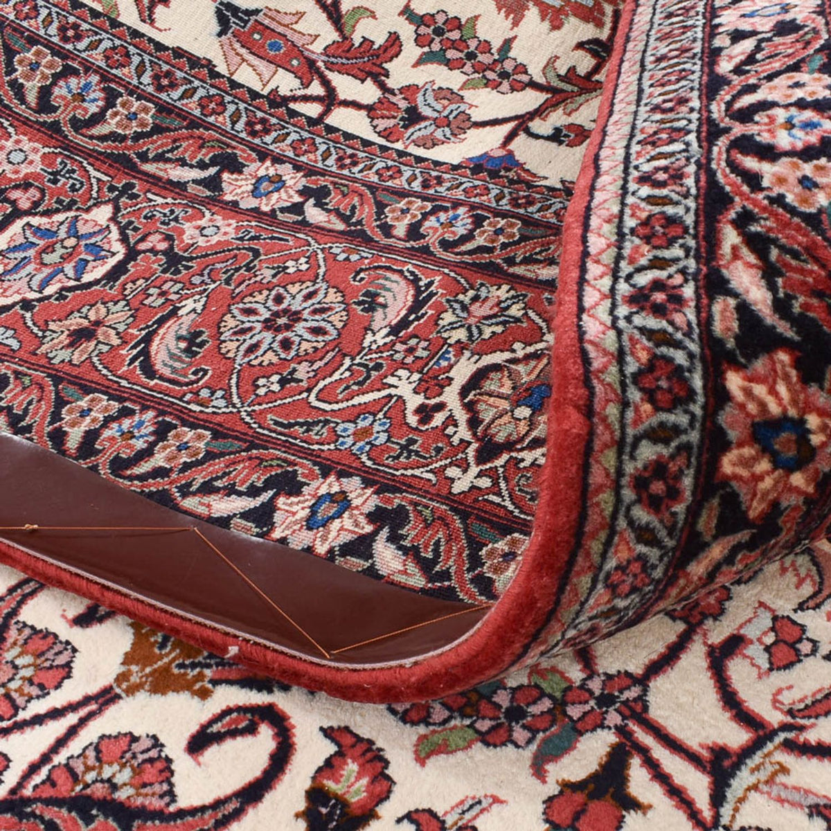 Tapis de couloir Tapis persan - Bidjar - 417 x 204 cm - rouille