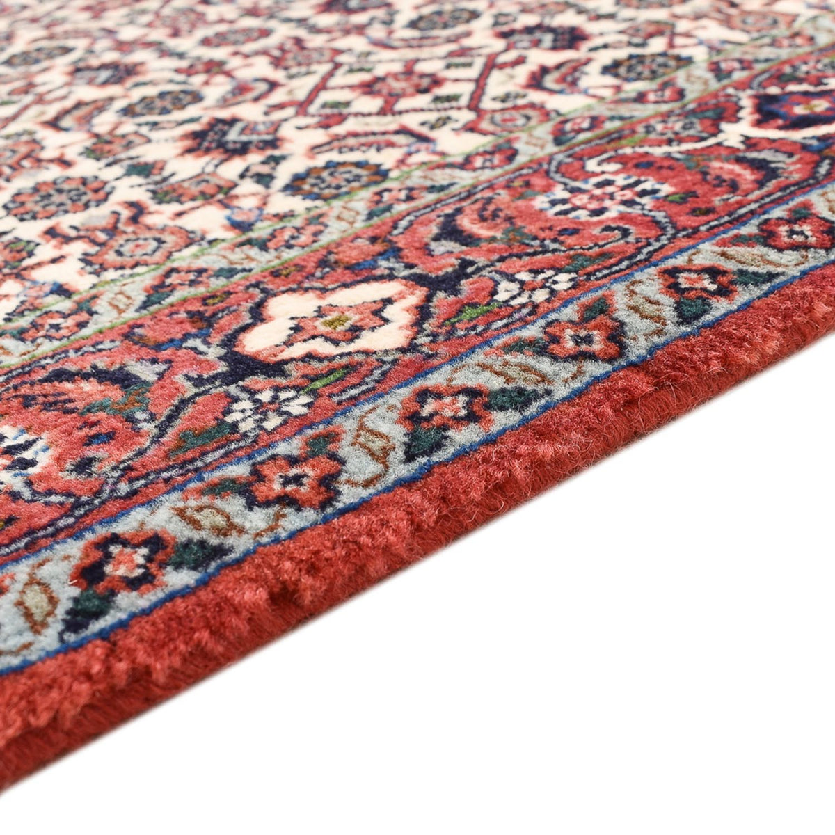 Tapis de couloir Tapis persan - Bidjar - 390 x 82 cm - terracotta