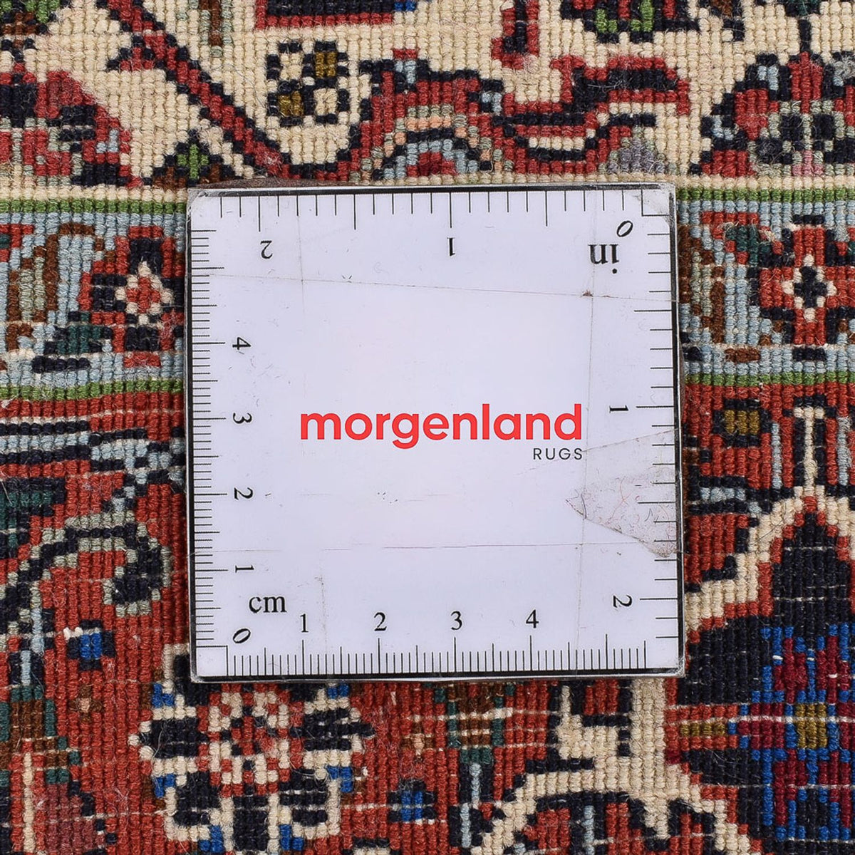 Tapis de couloir Tapis persan - Bidjar - 390 x 82 cm - terracotta