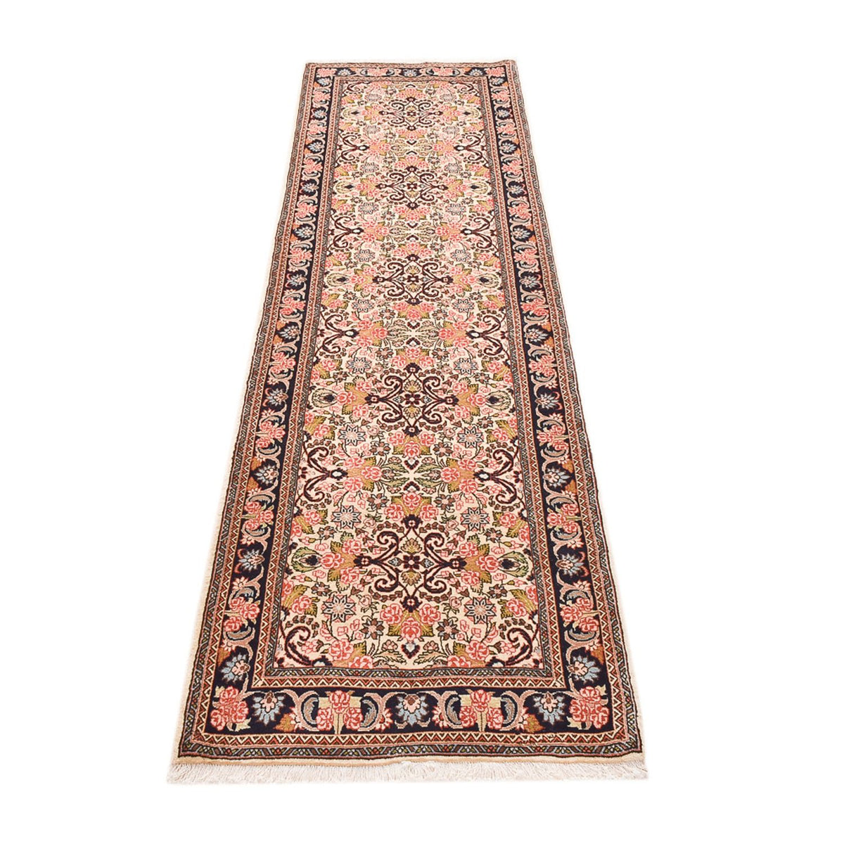 Tapis de couloir Tapis persan - Bidjar - 298 x 82 cm - beige