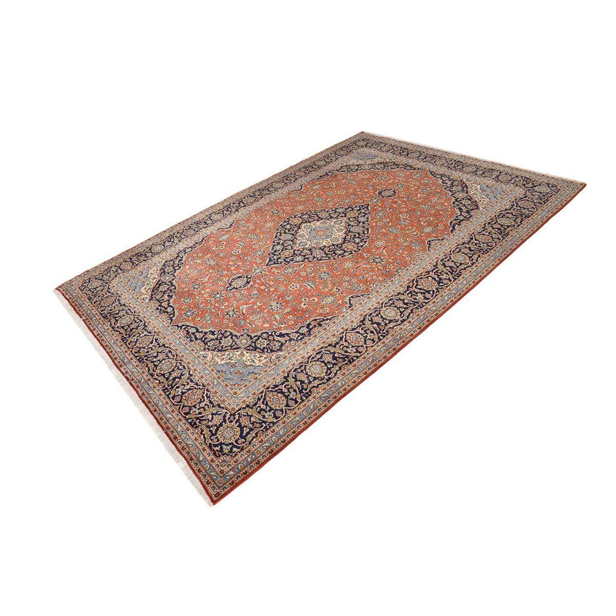 Tapis persan - Keshan - Royal - 414 x 286 cm - orange