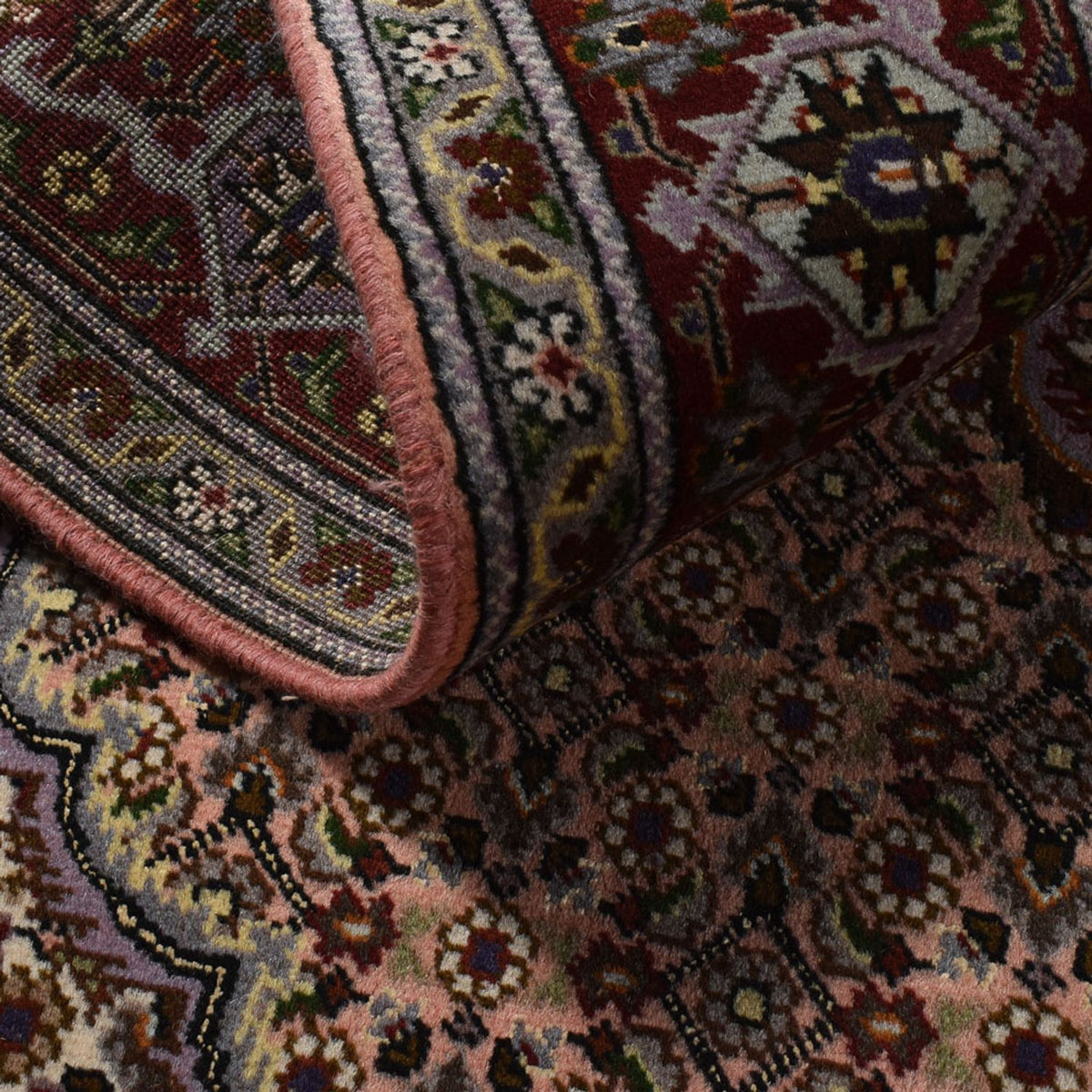 Tapis persan - Tabriz - Royal - 202 x 150 cm - marron clair