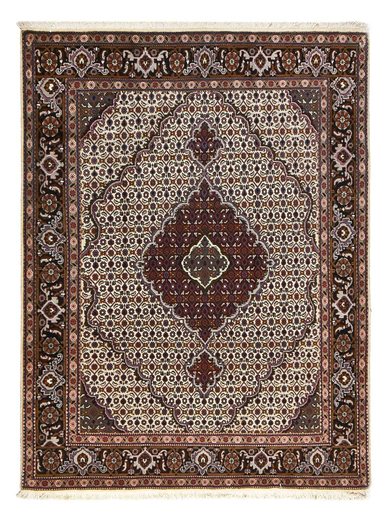 Tapis persan - Tabriz - Royal - 202 x 152 cm - crème
