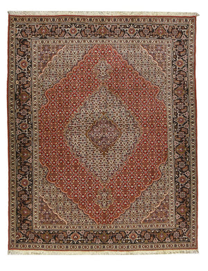 Tapis persan - Tabriz - Royal - 204 x 156 cm - rouge