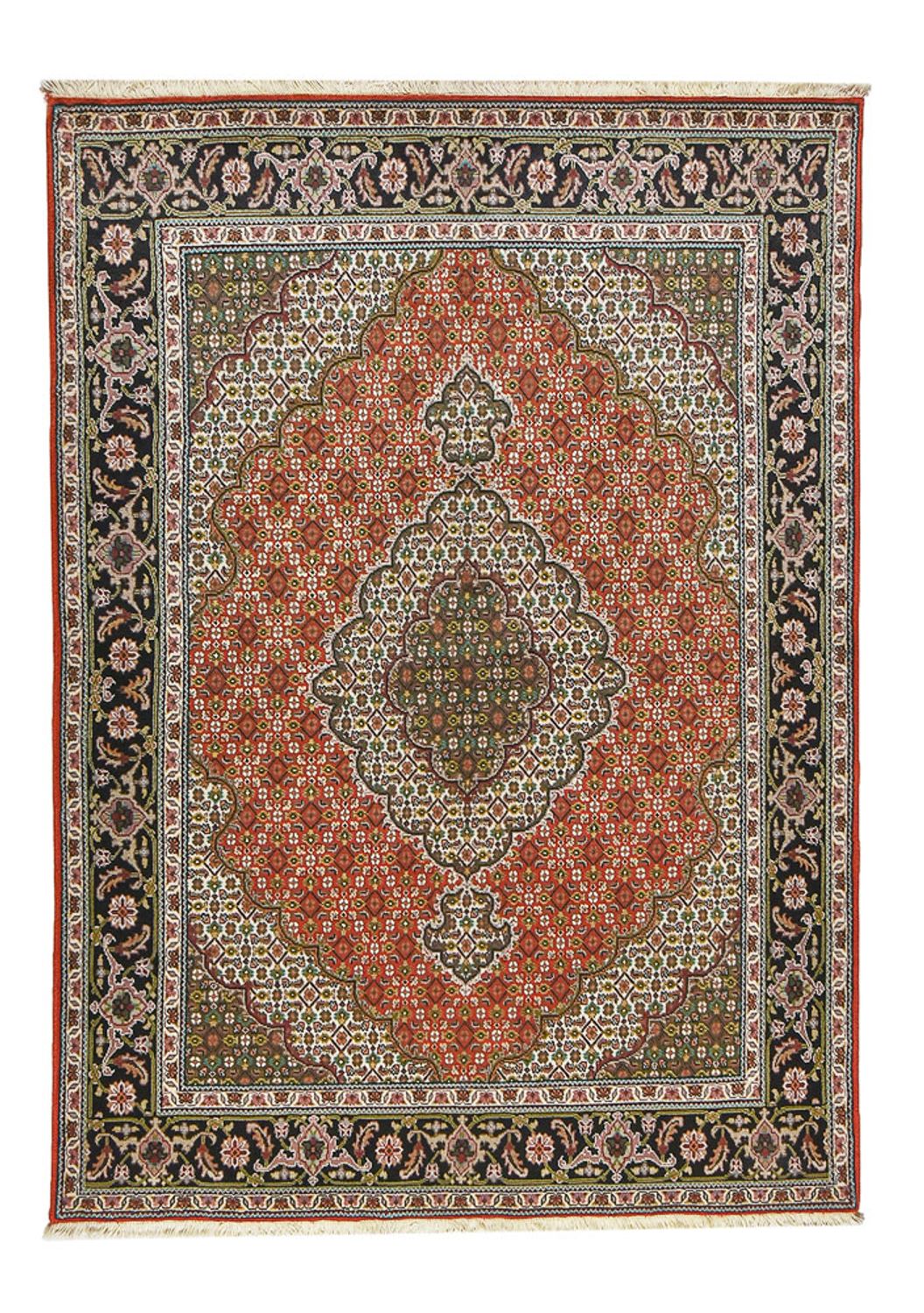Tapis persan - Tabriz - Royal - 205 x 150 cm - rouge