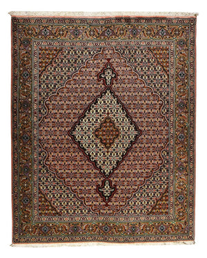 Tapis persan - Tabriz - Royal - 190 x 155 cm - rouge clair