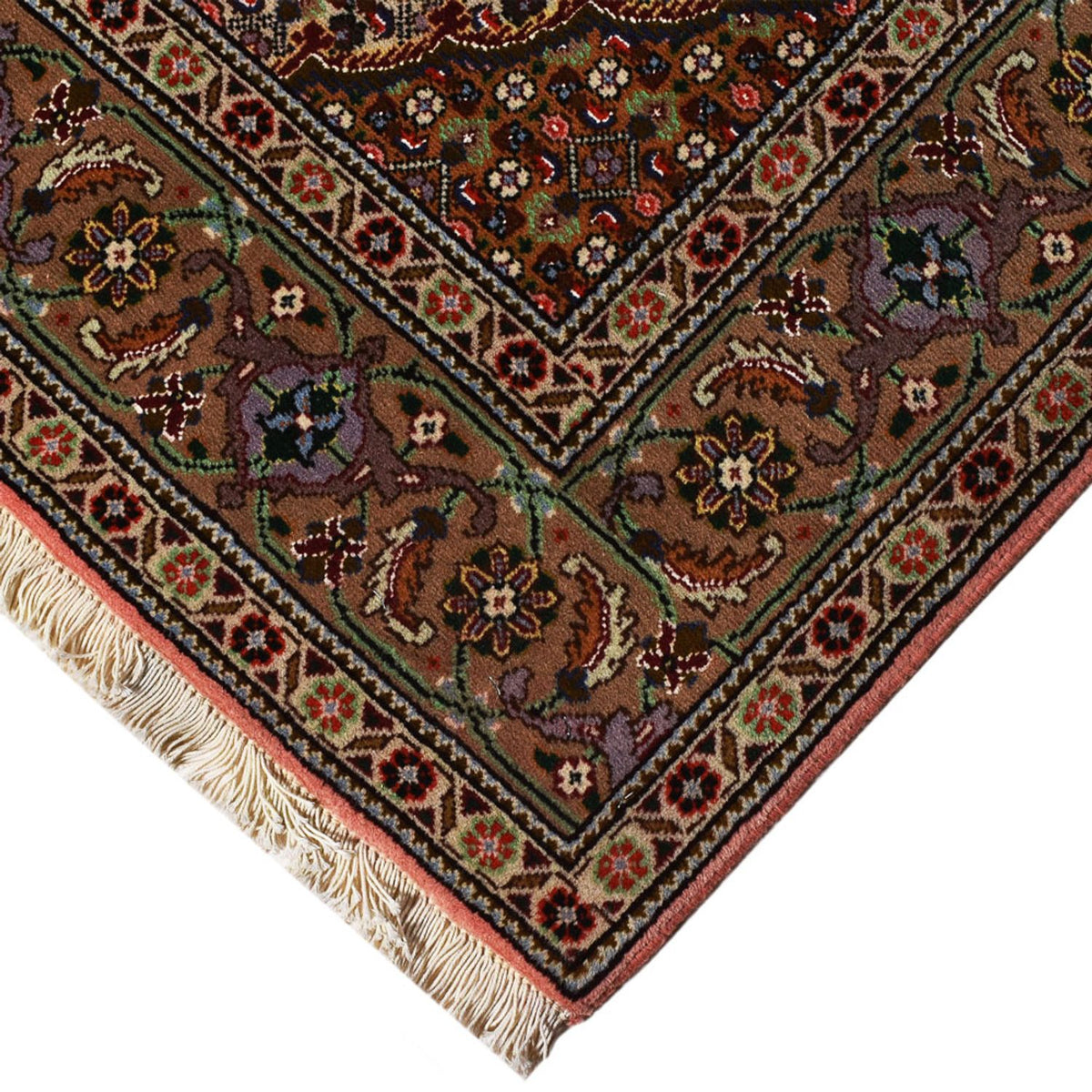 Tapis persan - Tabriz - Royal - 190 x 155 cm - rouge clair