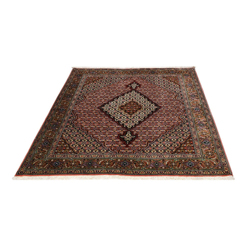 Tapis persan - Tabriz - Royal - 190 x 155 cm - rouge clair