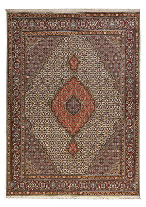 Tapis persan - Tabriz - Royal - 210 x 153 cm - sable