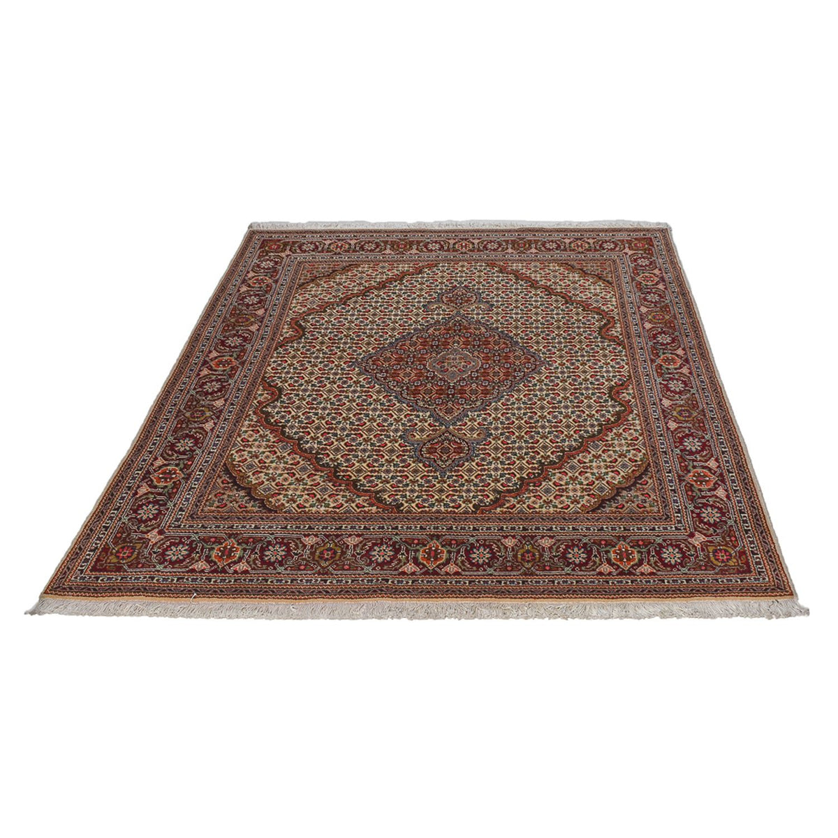 Tapis persan - Tabriz - Royal - 200 x 152 cm - sable
