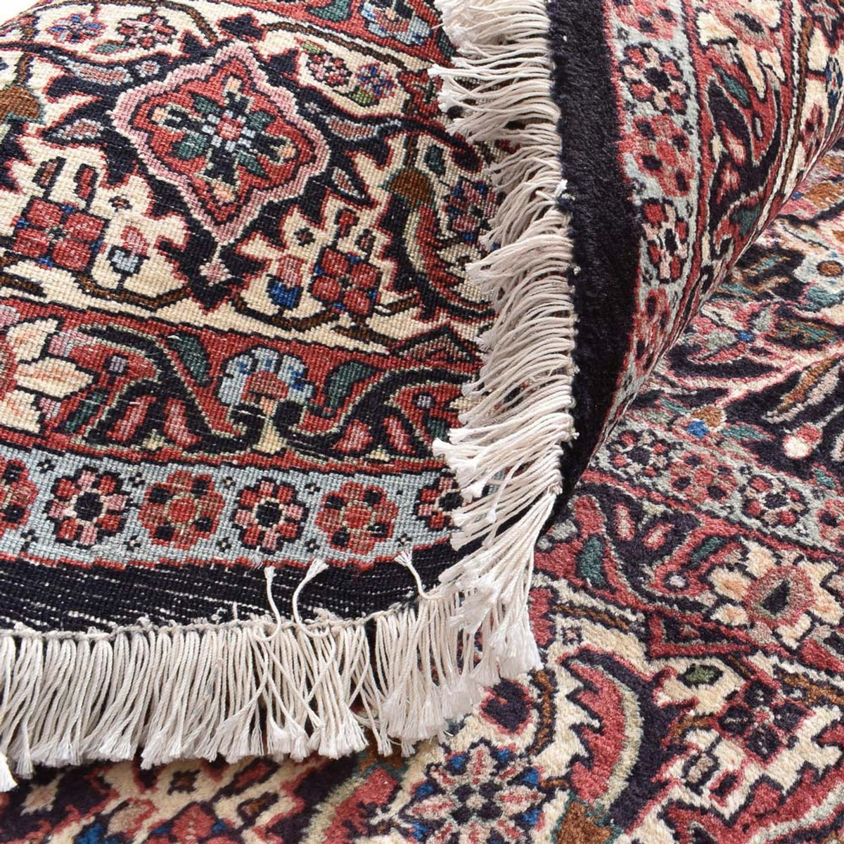 Tapis persan - Bidjar ronde  - 250 x 250 cm - rouge clair