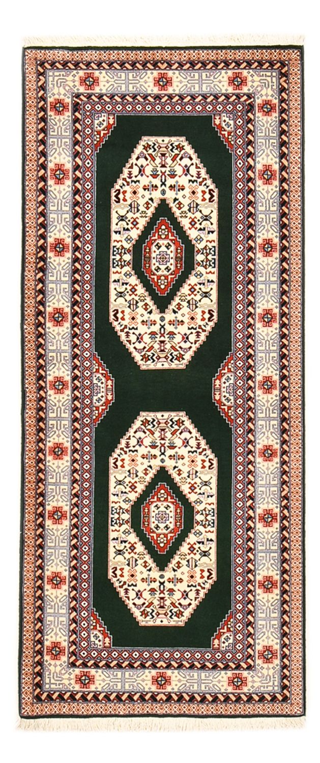 Tapis de couloir Tapis persan - Tabriz - Royal - 182 x 75 cm - bleu foncé