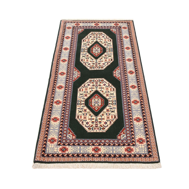 Tapis de couloir Tapis persan - Tabriz - Royal - 182 x 75 cm - bleu foncé