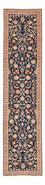 Tapis de couloir Tapis persan - Tabriz - Premium - 300 x 68 cm - bleu foncé