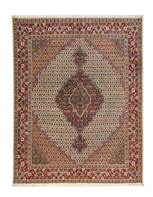 Tapis persan - Tabriz - Royal - 198 x 154 cm - sable