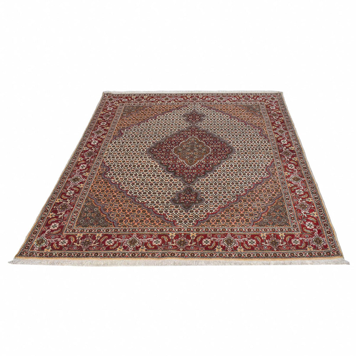Tapis persan - Tabriz - Royal - 198 x 154 cm - sable