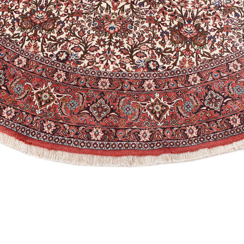Tapis persan - Bidjar ronde  - 250 x 250 cm - rouge clair