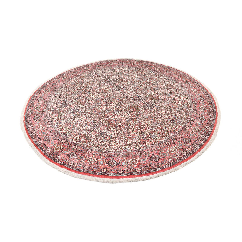 Tapis persan - Bidjar ronde  - 250 x 250 cm - rouge clair