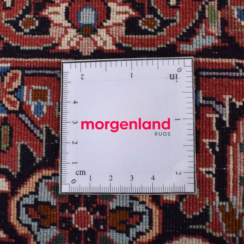 Tapis persan - Bidjar ronde  - 250 x 250 cm - rouge clair