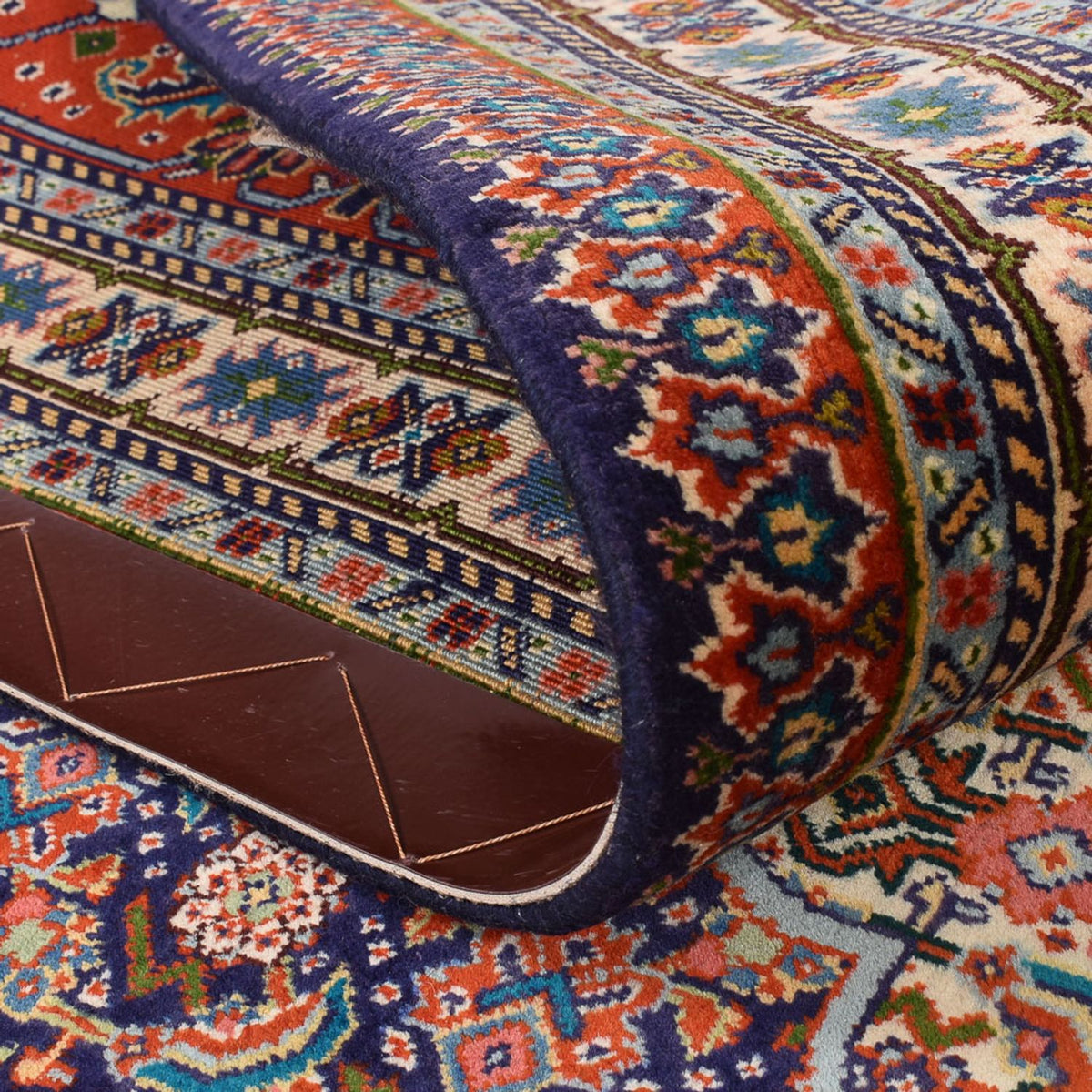 Tapis persan - Tabriz - 291 x 206 cm - rouge clair