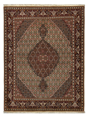 Tapis persan - Tabriz - Royal - 203 x 156 cm - marron clair