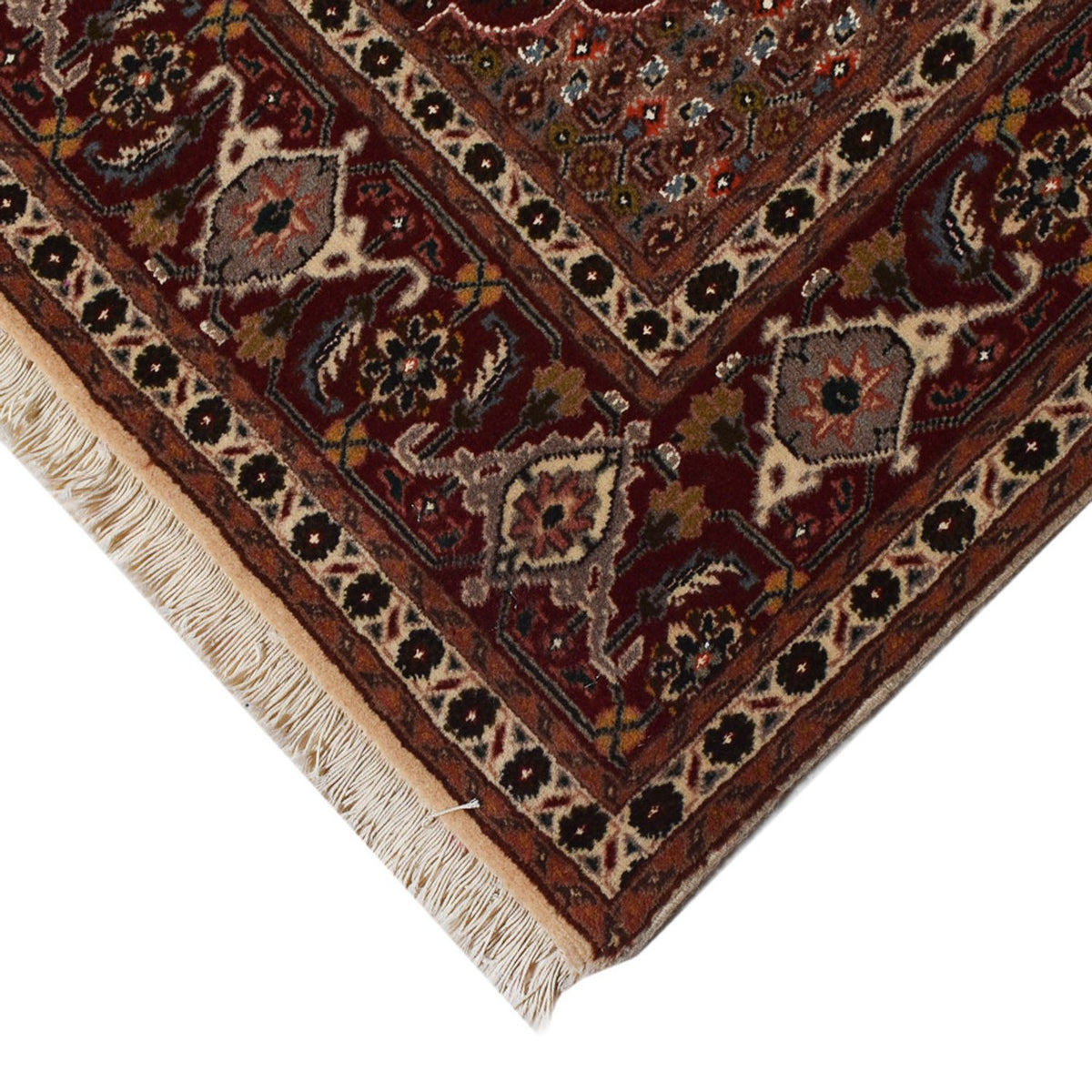 Tapis persan - Tabriz - Royal - 203 x 156 cm - marron clair