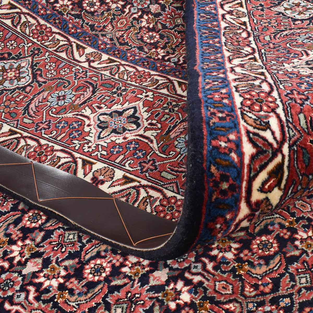 Tapis de couloir Tapis persan - Bidjar - 405 x 207 cm - rouille