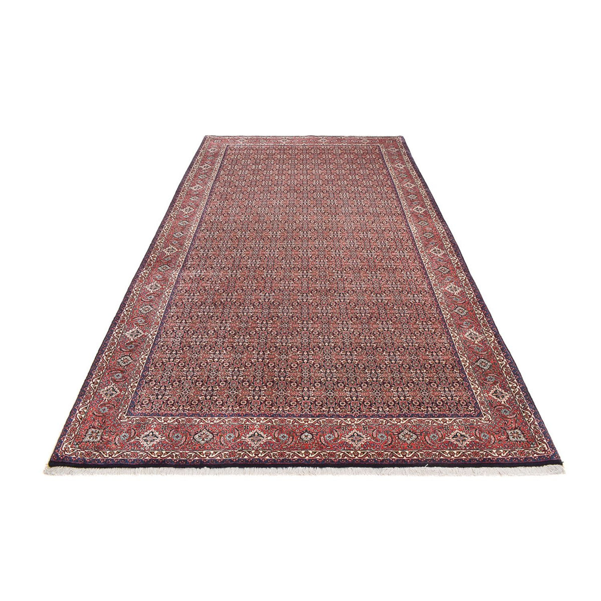 Tapis de couloir Tapis persan - Bidjar - 405 x 207 cm - rouille
