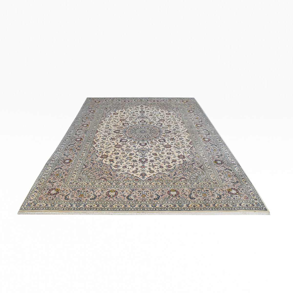 Tapis persan - Keshan - Royal - 352 x 245 cm - gris
