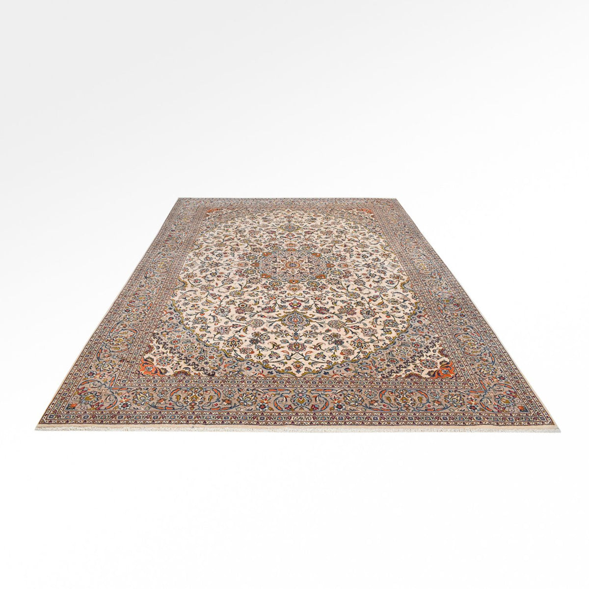 Tapis persan - Keshan - Royal - 353 x 254 cm - sable