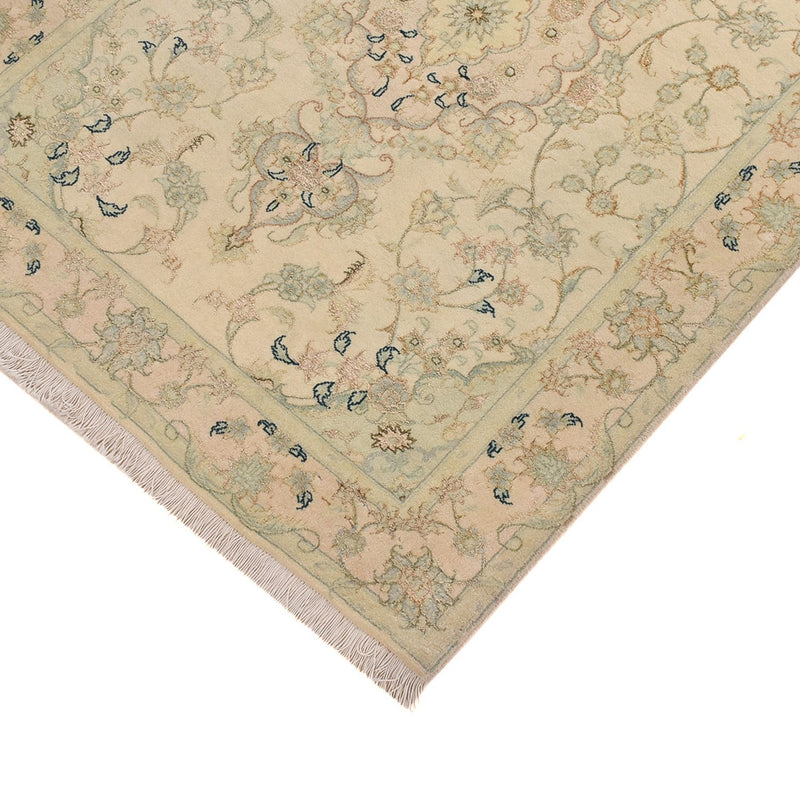 Tapis de couloir Tapis persan - Tabriz - Premium - 310 x 84 cm - sable