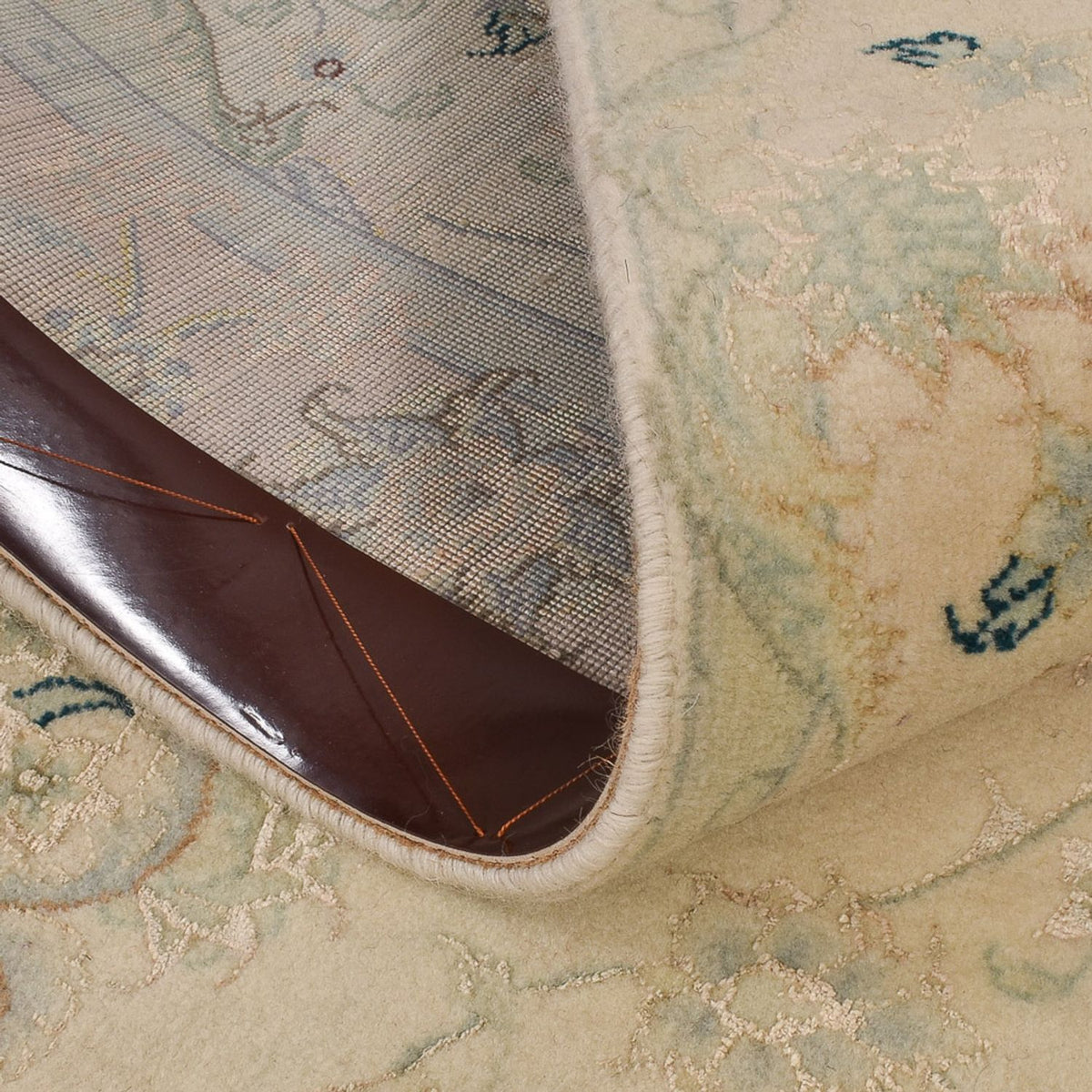 Tapis de couloir Tapis persan - Tabriz - Premium - 310 x 84 cm - sable