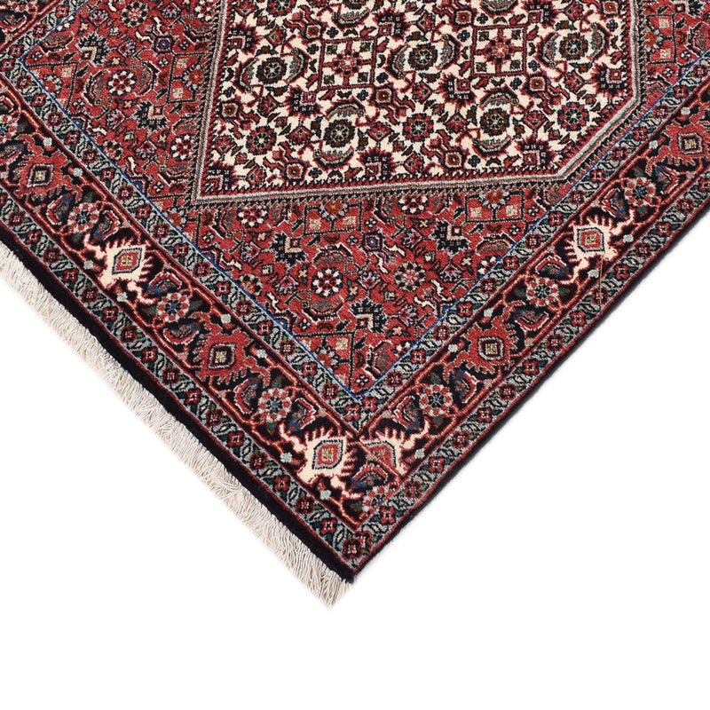 Tapis de couloir Tapis persan - Bidjar - 389 x 74 cm - marron