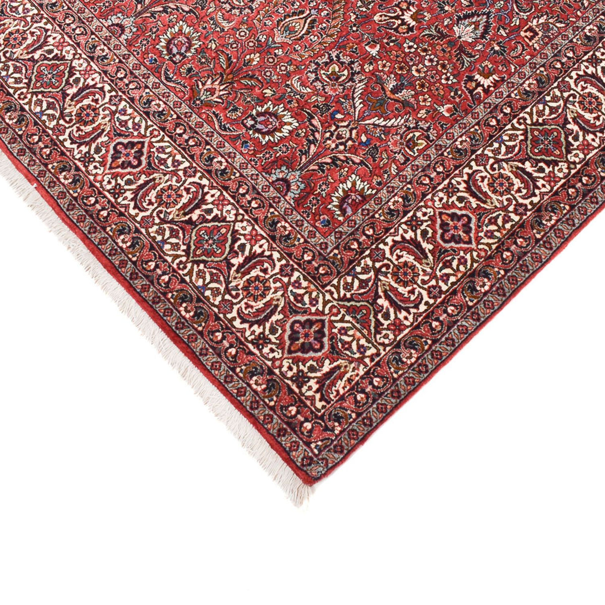 Tapis de couloir Tapis persan - Bidjar - 400 x 209 cm - rouille